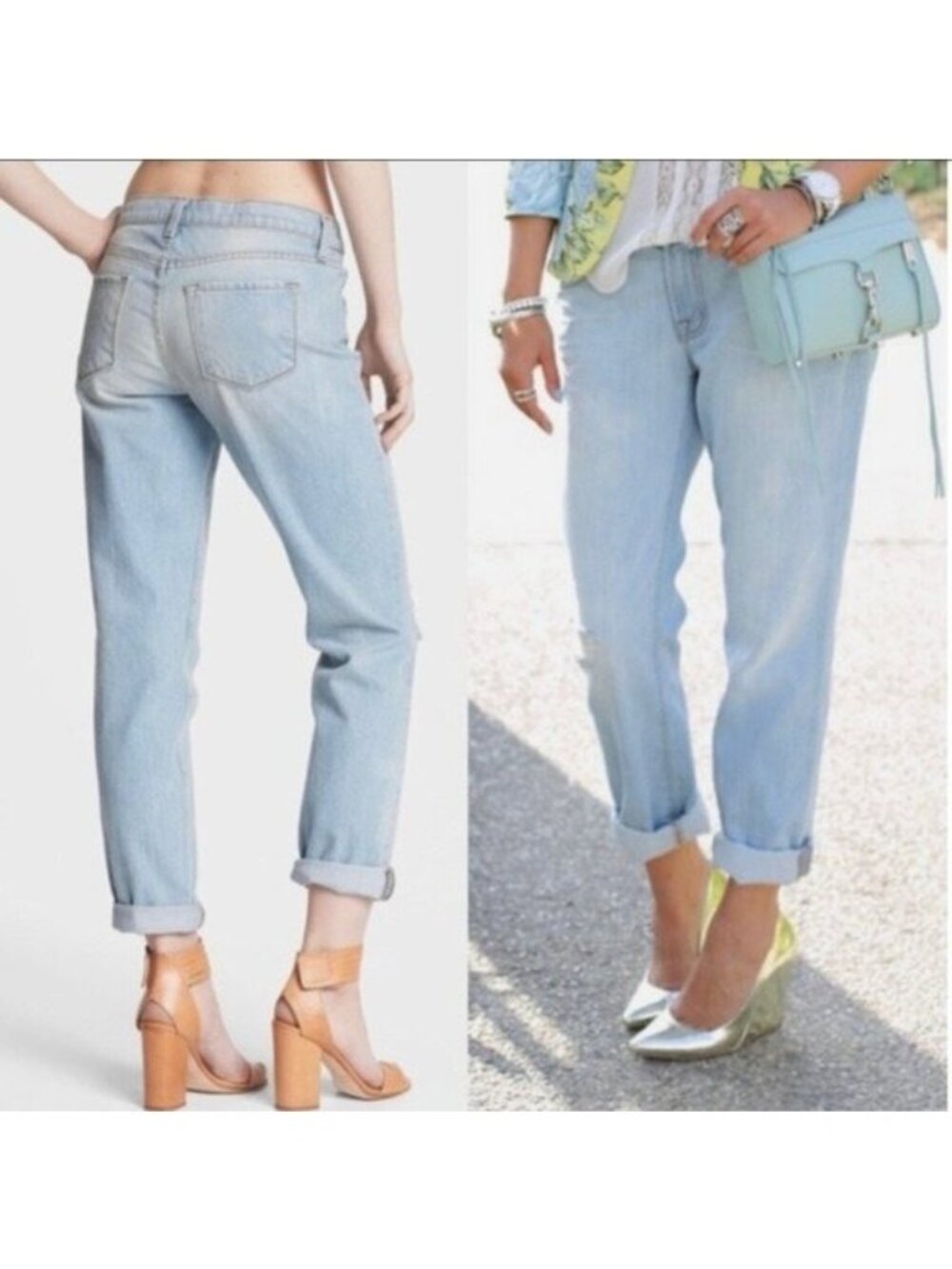 J brand Jeans Aidan Slouchy Boyfriend Denim Meadow Size 31 Waist Boho Festival